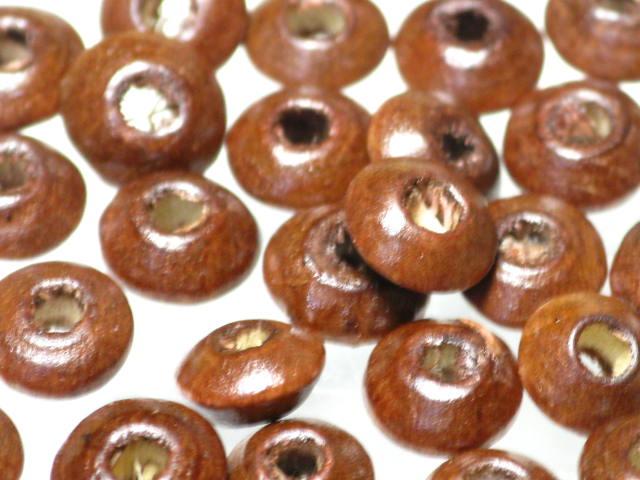 TOKO-BEADS BW003P-06 Wooden Seed bead (3g) 6mm BW003P-06 ウッドシードビーズ（３ｇ） 6mm Asian bead & African bead  Handmade,Lampeork,bead,asia,india,ethnic,parts,accessory,beads とんぼ玉,ビーズ,トンボ玉,アジア,インド,エスニック,手作り,パーツ,アクセサリー