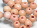 TOKO-BEADS BW005-06P Wooden bead (100pcs) 8mm BW005-06P ウッドビーズ（100個パック） 8mm Asian bead & African bead  Handmade,Lampeork,bead,asia,india,ethnic,parts,accessory,beads とんぼ玉,ビーズ,トンボ玉,アジア,インド,エスニック,手作り,パーツ,アクセサリー