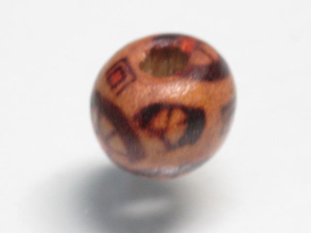 TOKO-BEADS BW006-04P Wooden bead (50pcs) 9mm BW006-04P ウッドビーズ（50個） 9mm Asian bead & African bead  Handmade,Lampeork,bead,asia,india,ethnic,parts,accessory,beads とんぼ玉,ビーズ,トンボ玉,アジア,インド,エスニック,手作り,パーツ,アクセサリー