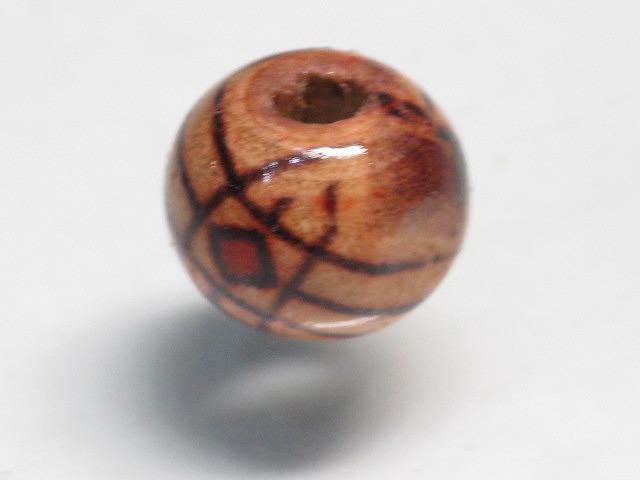 TOKO-BEADS BW006-05P Wooden bead (50pcs) 8mm BW006-05P ウッドビーズ（50個） 8mm Asian bead & African bead  Handmade,Lampeork,bead,asia,india,ethnic,parts,accessory,beads とんぼ玉,ビーズ,トンボ玉,アジア,インド,エスニック,手作り,パーツ,アクセサリー