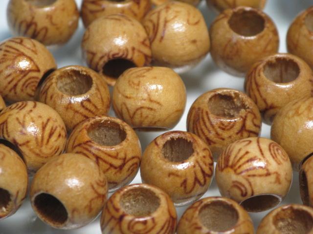 TOKO-BEADS BW006-07P Wooden bead (50pcs) 9mm BW006-07P ウッドビーズ（50個） 9mm Asian bead & African bead  Handmade,Lampeork,bead,asia,india,ethnic,parts,accessory,beads とんぼ玉,ビーズ,トンボ玉,アジア,インド,エスニック,手作り,パーツ,アクセサリー