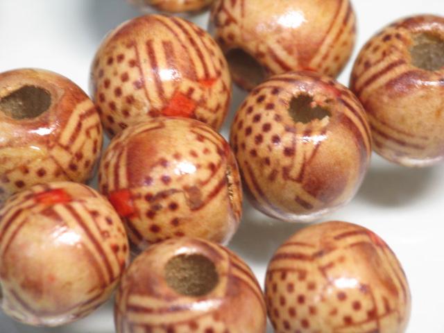 TOKO-BEADS BW006-13P Wooden bead (50pcs) 12.5mm BW006-13P ウッドビーズ（50個） 12.5mm Asian bead & African bead  Handmade,Lampeork,bead,asia,india,ethnic,parts,accessory,beads とんぼ玉,ビーズ,トンボ玉,アジア,インド,エスニック,手作り,パーツ,アクセサリー
