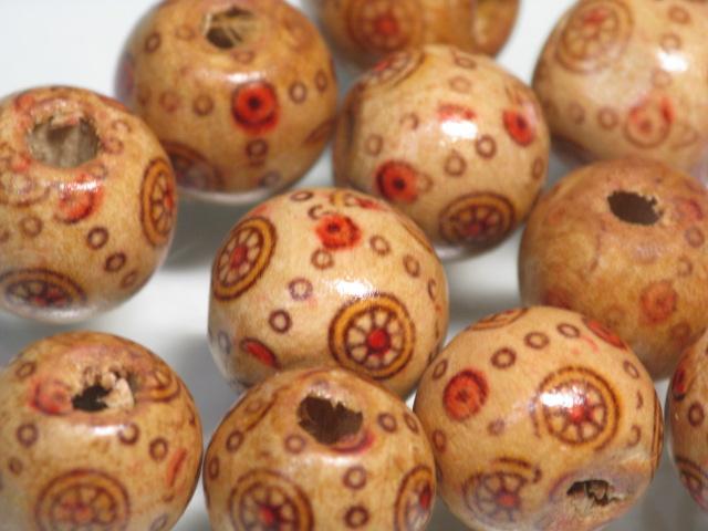 TOKO-BEADS BW006-14P Wooden bead (50pcs) 12.5mm BW006-14P ウッドビーズ（50個） 12.5mm Asian bead & African bead  Handmade,Lampeork,bead,asia,india,ethnic,parts,accessory,beads とんぼ玉,ビーズ,トンボ玉,アジア,インド,エスニック,手作り,パーツ,アクセサリー