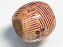 TOKO-BEADS BW006-20P Wooden bead (50pcs) 15mm BW006-20P ウッドビーズ（50個） 15mm Asian bead & African bead  Handmade,Lampeork,bead,asia,india,ethnic,parts,accessory,beads とんぼ玉,ビーズ,トンボ玉,アジア,インド,エスニック,手作り,パーツ,アクセサリー