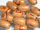 TOKO-BEADS BW006-26P Wooden bead (50pcs) 8~9.5mm BW006-26P ウッドビーズ（50個） 8~9.5mm Asian bead & African bead  Handmade,Lampeork,bead,asia,india,ethnic,parts,accessory,beads とんぼ玉,ビーズ,トンボ玉,アジア,インド,エスニック,手作り,パーツ,アクセサリー