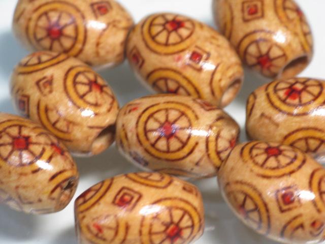 TOKO-BEADS BW006P-31 Wooden bead (50pcs) 8~9.5mm BW006P-31 ウッドビーズ（50個） 8~9.5mm Asian bead & African bead  Handmade,Lampeork,bead,asia,india,ethnic,parts,accessory,beads とんぼ玉,ビーズ,トンボ玉,アジア,インド,エスニック,手作り,パーツ,アクセサリー
