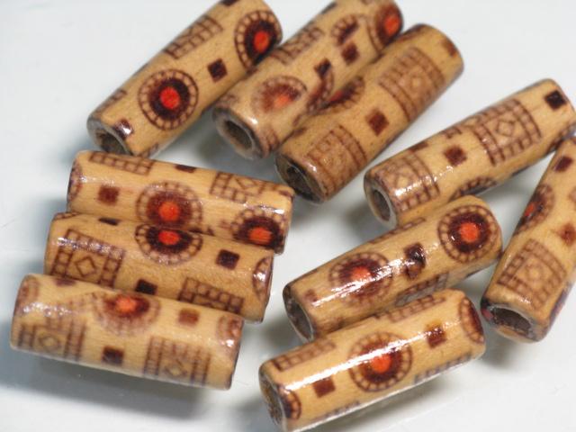 TOKO-BEADS BW006P-48 Wooden bead (50pcs) 7mm BW006P-48 ウッドビーズ（50個） 7mm Asian bead & African bead  Handmade,Lampeork,bead,asia,india,ethnic,parts,accessory,beads とんぼ玉,ビーズ,トンボ玉,アジア,インド,エスニック,手作り,パーツ,アクセサリー
