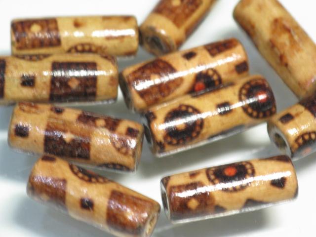 | TOKO-BEADS |BW006P-49 ウッドビーズ（50個） 6mmとんぼ玉,ビーズ,トンボ玉,アジア,インド,エスニック,手作り,パーツ,アクセサリー