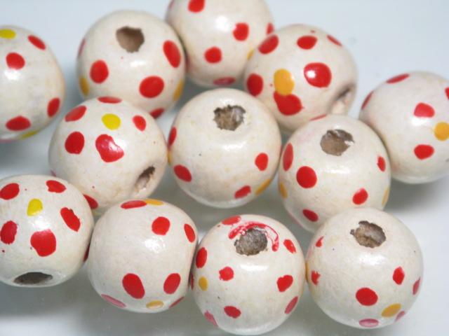 TOKO-BEADS BW006P-51 Wooden bead (50pcs) 10~11mm BW006P-51 フラワーウッドビーズ（50個） 10~11mm Asian bead & African bead  Handmade,Lampeork,bead,asia,india,ethnic,parts,accessory,beads とんぼ玉,ビーズ,トンボ玉,アジア,インド,エスニック,手作り,パーツ,アクセサリー