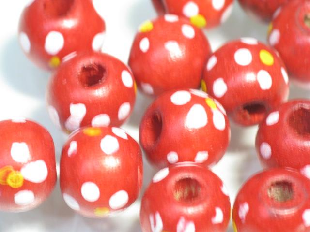 TOKO-BEADS BW006P-54 Wooden bead (50pcs) 10~11mm BW006P-54 フラワーウッドビーズ（50個） 10~11mm Asian bead & African bead  Handmade,Lampeork,bead,asia,india,ethnic,parts,accessory,beads とんぼ玉,ビーズ,トンボ玉,アジア,インド,エスニック,手作り,パーツ,アクセサリー