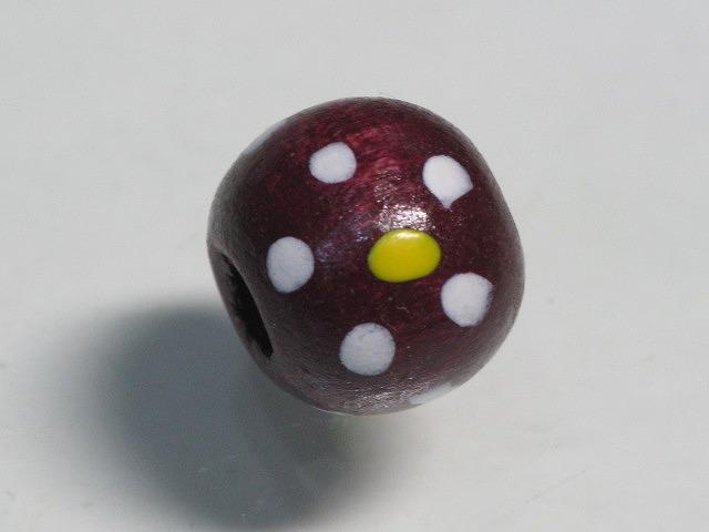 TOKO-BEADS BW006-59P Wooden bead (50pcs) 10~11mm BW006-59P フラワーウッドビーズ（50個） 10~11mm Asian bead & African bead  Handmade,Lampeork,bead,asia,india,ethnic,parts,accessory,beads とんぼ玉,ビーズ,トンボ玉,アジア,インド,エスニック,手作り,パーツ,アクセサリー