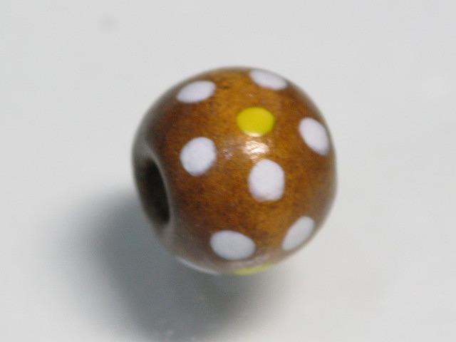 TOKO-BEADS BW006P-60 Wooden bead (50pcs) 10~11mm BW006P-60 フラワーウッドビーズ（50個） 10~11mm Asian bead & African bead  Handmade,Lampeork,bead,asia,india,ethnic,parts,accessory,beads とんぼ玉,ビーズ,トンボ玉,アジア,インド,エスニック,手作り,パーツ,アクセサリー
