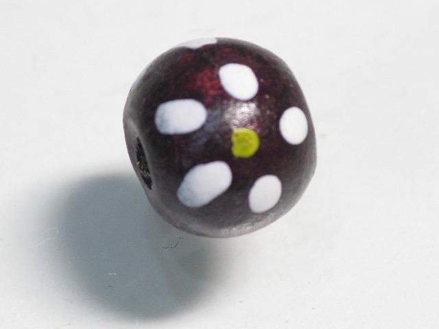 TOKO-BEADS BW006P-61 Wooden bead (50pcs) 10~11mm BW006P-61 フラワーウッドビーズ（50個） 10~11mm Asian bead & African bead  Handmade,Lampeork,bead,asia,india,ethnic,parts,accessory,beads とんぼ玉,ビーズ,トンボ玉,アジア,インド,エスニック,手作り,パーツ,アクセサリー