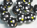 TOKO-BEADS BW006-66P Wooden bead (50pcs) 10~11mm BW006-66P フラワーウッドビーズ（50個） 10~11mm Asian bead & African bead  Handmade,Lampeork,bead,asia,india,ethnic,parts,accessory,beads とんぼ玉,ビーズ,トンボ玉,アジア,インド,エスニック,手作り,パーツ,アクセサリー