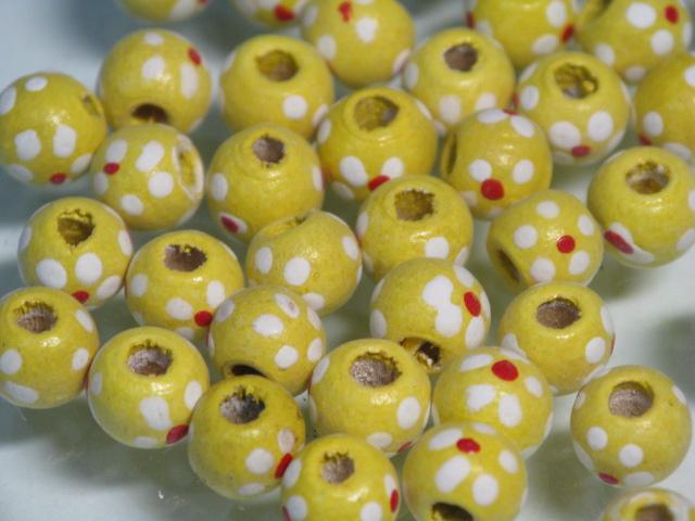 TOKO-BEADS BW006P-68 Wooden bead (50pcs) 7mm BW006P-68 フラワーウッドビーズ（50個） 7mm Asian bead & African bead  Handmade,Lampeork,bead,asia,india,ethnic,parts,accessory,beads とんぼ玉,ビーズ,トンボ玉,アジア,インド,エスニック,手作り,パーツ,アクセサリー