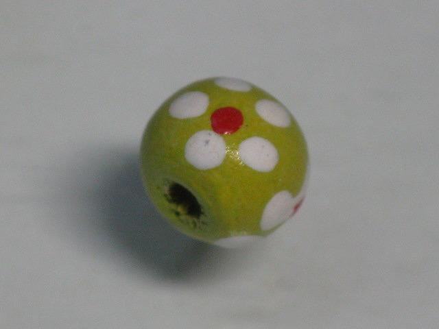 TOKO-BEADS BW006P-69 Wooden bead (50pcs) 7mm BW006P-69 フラワーウッドビーズ（50個） 7mm Asian bead & African bead  Handmade,Lampeork,bead,asia,india,ethnic,parts,accessory,beads とんぼ玉,ビーズ,トンボ玉,アジア,インド,エスニック,手作り,パーツ,アクセサリー