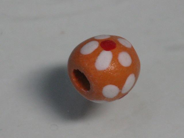 TOKO-BEADS BW006P-71 Wooden bead (50pcs) 7mm BW006P-71 フラワーウッドビーズ（50個） 7mm Asian bead & African bead  Handmade,Lampeork,bead,asia,india,ethnic,parts,accessory,beads とんぼ玉,ビーズ,トンボ玉,アジア,インド,エスニック,手作り,パーツ,アクセサリー