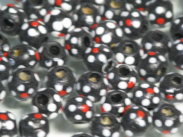 TOKO-BEADS BW006-76P Wooden bead (50pcs) 7mm BW006-76P フラワーウッドビーズ（50個） 7mm Asian bead & African bead  Handmade,Lampeork,bead,asia,india,ethnic,parts,accessory,beads とんぼ玉,ビーズ,トンボ玉,アジア,インド,エスニック,手作り,パーツ,アクセサリー
