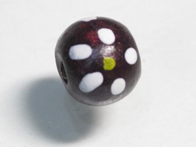 TOKO-BEADS BW006S-61 Wooden bead 10~11mm BW006S-61 フラワーウッドビーズ 10~11mm Asian bead & African bead  Handmade,Lampeork,bead,asia,india,ethnic,parts,accessory,beads とんぼ玉,ビーズ,トンボ玉,アジア,インド,エスニック,手作り,パーツ,アクセサリー