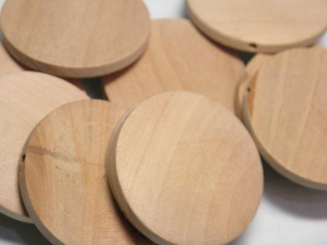 TOKO-BEADS BW009P-36 Wooden bead (non waxed/10pcs) 40mm BW009P-36 フラットウッドビーズ（無垢/10個パック） 40mm Asian bead & African bead  Handmade,Lampeork,bead,asia,india,ethnic,parts,accessory,beads とんぼ玉,ビーズ,トンボ玉,アジア,インド,エスニック,手作り,パーツ,アクセサリー