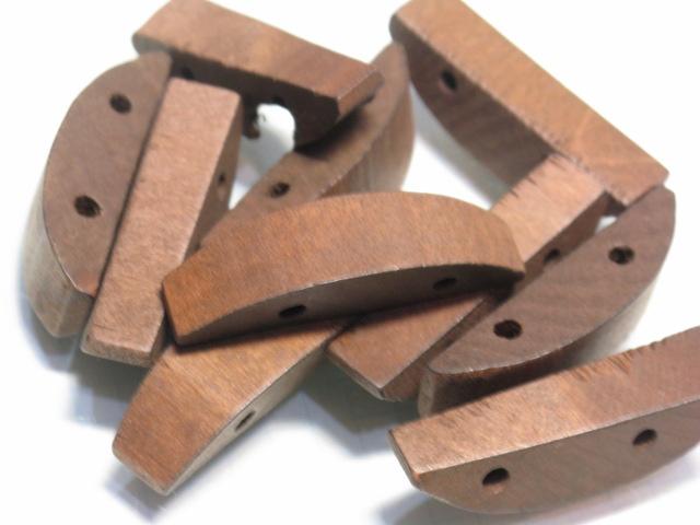 TOKO-BEADS BW009P-52 Wooden bead (10pcs) 10mm BW009P-52 フラットウッドチャーム（10個パック） 10mm Asian bead & African bead  Handmade,Lampeork,bead,asia,india,ethnic,parts,accessory,beads とんぼ玉,ビーズ,トンボ玉,アジア,インド,エスニック,手作り,パーツ,アクセサリー