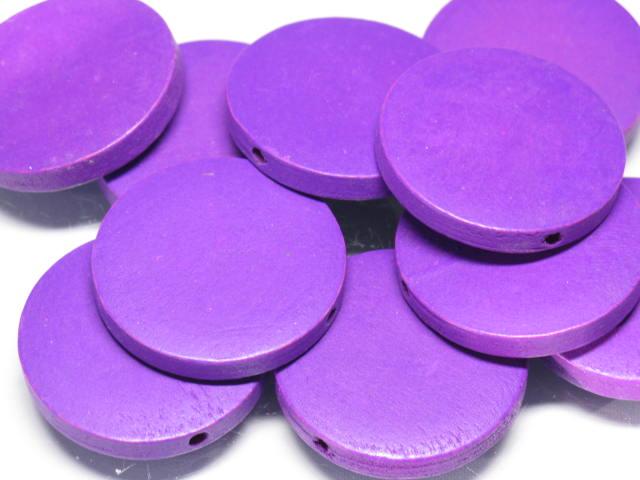 TOKO-BEADS BW009-72P Wooden bead (10pcs) 30mm BW009-72P フラットウッドビーズ（10個パック） 30mm Asian bead & African bead  Handmade,Lampeork,bead,asia,india,ethnic,parts,accessory,beads とんぼ玉,ビーズ,トンボ玉,アジア,インド,エスニック,手作り,パーツ,アクセサリー