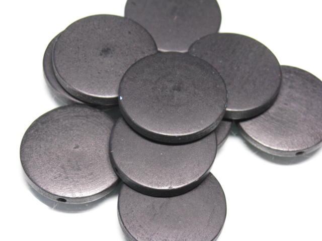 TOKO-BEADS BW009P-79 Wooden bead (10pcs) 30mm BW009P-79 フラットウッドビーズ（10個パック） 30mm Asian bead & African bead  Handmade,Lampeork,bead,asia,india,ethnic,parts,accessory,beads とんぼ玉,ビーズ,トンボ玉,アジア,インド,エスニック,手作り,パーツ,アクセサリー