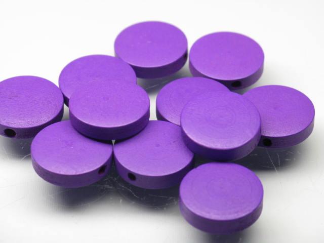 TOKO-BEADS BW009P-90 Wooden bead (10pcs) 15mm BW009P-90 フラットウッドビーズ（10個パック） 15mm Asian bead & African bead  Handmade,Lampeork,bead,asia,india,ethnic,parts,accessory,beads とんぼ玉,ビーズ,トンボ玉,アジア,インド,エスニック,手作り,パーツ,アクセサリー