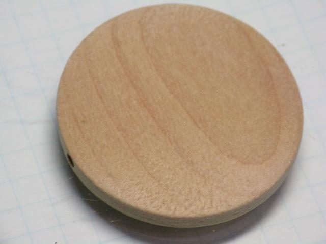 TOKO-BEADS BW009S-36 Wooden bead(non waxed) 40mm BW009S-36 フラットウッドビーズ（無垢） 40mm Asian bead & African bead  Handmade,Lampeork,bead,asia,india,ethnic,parts,accessory,beads とんぼ玉,ビーズ,トンボ玉,アジア,インド,エスニック,手作り,パーツ,アクセサリー
