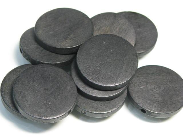 TOKO-BEADS BW010P-08 Wooden bead (10pcs) 30mm BW010P-08 フラットウッドビーズ（10個パック） 30mm Asian bead & African bead  Handmade,Lampeork,bead,asia,india,ethnic,parts,accessory,beads とんぼ玉,ビーズ,トンボ玉,アジア,インド,エスニック,手作り,パーツ,アクセサリー