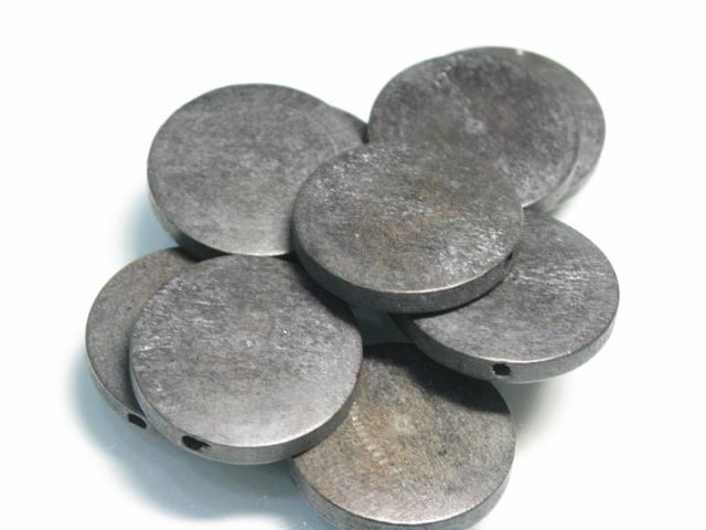 TOKO-BEADS BW010P-15 Wooden bead (10pcs) 25mm BW010P-15 フラットウッドビーズ（10個パック） 25mm Asian bead & African bead  Handmade,Lampeork,bead,asia,india,ethnic,parts,accessory,beads とんぼ玉,ビーズ,トンボ玉,アジア,インド,エスニック,手作り,パーツ,アクセサリー