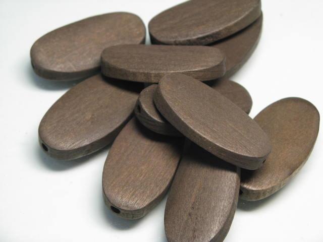 TOKO-BEADS BW010-16P Wooden bead (10pcs) 19mm BW010-16P フラットウッドビーズ（10個パック） 19mm Asian bead & African bead  Handmade,Lampeork,bead,asia,india,ethnic,parts,accessory,beads とんぼ玉,ビーズ,トンボ玉,アジア,インド,エスニック,手作り,パーツ,アクセサリー