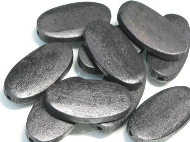 TOKO-BEADS BW010-20P Wooden bead (10pcs) 19mm BW010-20P フラットウッドビーズ（10個パック） 19mm Asian bead & African bead  Handmade,Lampeork,bead,asia,india,ethnic,parts,accessory,beads とんぼ玉,ビーズ,トンボ玉,アジア,インド,エスニック,手作り,パーツ,アクセサリー