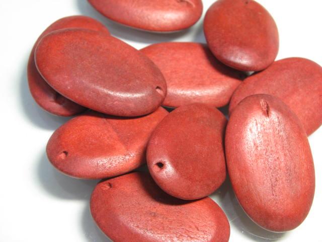 TOKO-BEADS BW010-23P Wooden bead (10pcs) 26mm BW010-23P フラットウッドビーズ（10個パック） 26mm Asian bead & African bead  Handmade,Lampeork,bead,asia,india,ethnic,parts,accessory,beads とんぼ玉,ビーズ,トンボ玉,アジア,インド,エスニック,手作り,パーツ,アクセサリー