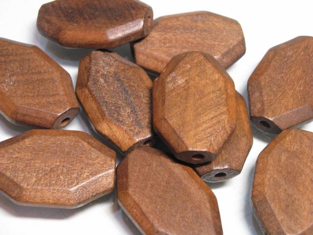 TOKO-BEADS BW010-27P Wooden bead (10pcs) 23mm BW010-27P フラットウッドビーズ（10個パック） 23mm Asian bead & African bead  Handmade,Lampeork,bead,asia,india,ethnic,parts,accessory,beads とんぼ玉,ビーズ,トンボ玉,アジア,インド,エスニック,手作り,パーツ,アクセサリー