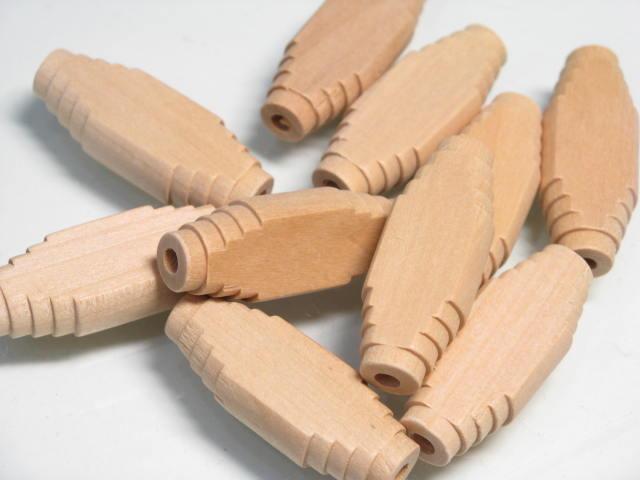 TOKO-BEADS BW010P-40 Wooden bead (non waxed/10pcs) 13mm BW010P-40 フラットウッドビーズ（無垢/10個パック） 13mm Asian bead & African bead  Handmade,Lampeork,bead,asia,india,ethnic,parts,accessory,beads とんぼ玉,ビーズ,トンボ玉,アジア,インド,エスニック,手作り,パーツ,アクセサリー