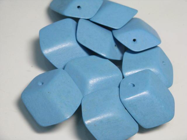 TOKO-BEADS BW010P-58 Wooden bead (10pcs) 16mm BW010P-58 フラットウッドビーズ（10個パック） 16mm Asian bead & African bead  Handmade,Lampeork,bead,asia,india,ethnic,parts,accessory,beads とんぼ玉,ビーズ,トンボ玉,アジア,インド,エスニック,手作り,パーツ,アクセサリー