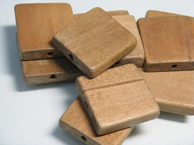 TOKO-BEADS BW010P-70 Wooden bead (10pcs) 28mm BW010P-70 フラットウッドビーズ（10個パック） 28mm Asian bead & African bead  Handmade,Lampeork,bead,asia,india,ethnic,parts,accessory,beads とんぼ玉,ビーズ,トンボ玉,アジア,インド,エスニック,手作り,パーツ,アクセサリー