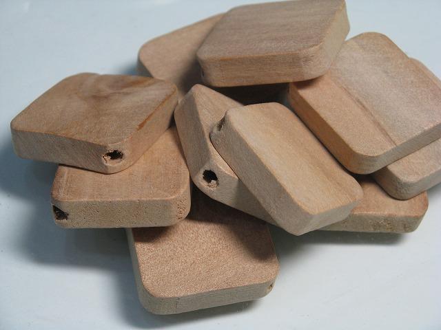TOKO-BEADS BW010P-74 Wooden bead (non waxed/10pcs) 28mm BW010P-74 フラットウッドビーズ（無垢/10個パック） 28mm Asian bead & African bead  Handmade,Lampeork,bead,asia,india,ethnic,parts,accessory,beads とんぼ玉,ビーズ,トンボ玉,アジア,インド,エスニック,手作り,パーツ,アクセサリー
