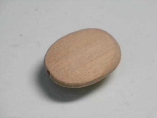 TOKO-BEADS BW010-35S Wooden bead(non waxed) 18mm BW010-35S フラットウッドビーズ（無垢） 18mm Asian bead & African bead  Handmade,Lampeork,bead,asia,india,ethnic,parts,accessory,beads とんぼ玉,ビーズ,トンボ玉,アジア,インド,エスニック,手作り,パーツ,アクセサリー