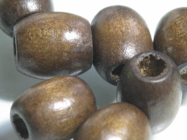 | TOKO-BEADS |BW011P-04 ウッドビーズ（100個パック） 14mmとんぼ玉,ビーズ,トンボ玉,アジア,インド,エスニック,手作り,パーツ,アクセサリー