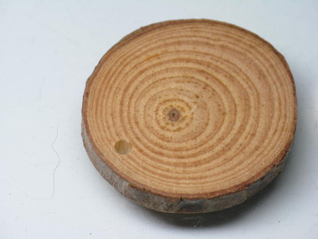 TOKO-BEADS BW014-09 Wooden Charm 36mm BW014-09 ウッドチャーム（年輪） 36mm Asian bead & African bead  Handmade,Lampeork,bead,asia,india,ethnic,parts,accessory,beads とんぼ玉,ビーズ,トンボ玉,アジア,インド,エスニック,手作り,パーツ,アクセサリー