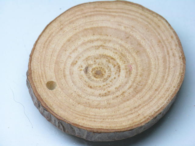 TOKO-BEADS BW014-18 Wooden Charm 42mm BW014-18 ウッドチャーム（年輪） 42mm Asian bead & African bead  Handmade,Lampeork,bead,asia,india,ethnic,parts,accessory,beads とんぼ玉,ビーズ,トンボ玉,アジア,インド,エスニック,手作り,パーツ,アクセサリー