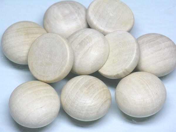 TOKO-BEADS BW017-02P Wooden Cabochon M (Waxed/10pcs) 19.5mm BW017-02P ウッドカボションS（ワックス処理/10個パック） 19.5mm Asian bead & African bead  Handmade,Lampeork,bead,asia,india,ethnic,parts,accessory,beads とんぼ玉,ビーズ,トンボ玉,アジア,インド,エスニック,手作り,パーツ,アクセサリー