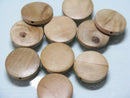 TOKO-BEADS BW909-64P Wooden bead (Waxed/10pcs) 25mm BW909-64P フラットウッドビーズ（ワックス処理/10個パック） 25mm Asian bead & African bead  Handmade,Lampeork,bead,asia,india,ethnic,parts,accessory,beads とんぼ玉,ビーズ,トンボ玉,アジア,インド,エスニック,手作り,パーツ,アクセサリー