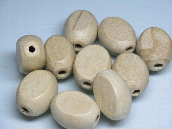TOKO-BEADS BW910P-29 Wooden bead (Waxed/10pcs) 21mm BW910P-29 フラットウッドビーズ（ワックス処理/10個パック） 21mm Asian bead & African bead  Handmade,Lampeork,bead,asia,india,ethnic,parts,accessory,beads とんぼ玉,ビーズ,トンボ玉,アジア,インド,エスニック,手作り,パーツ,アクセサリー