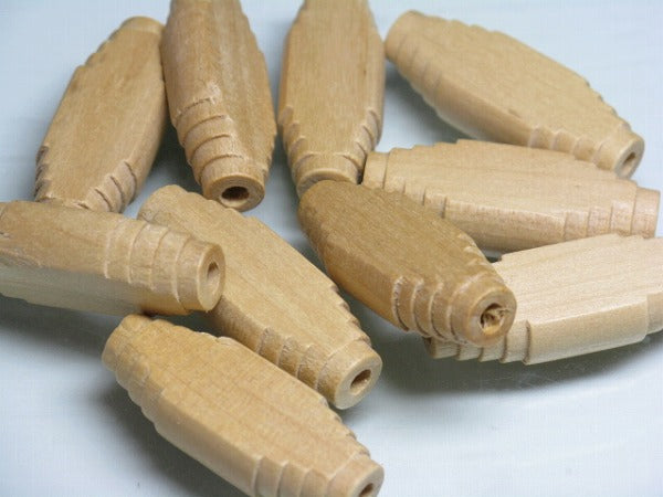 TOKO-BEADS BW910P-40 Wooden bead (Waxed/10pcs) 13mm BW910P-40 フラットウッドビーズ（ワックス処理/10個パック） 13mm Asian bead & African bead  Handmade,Lampeork,bead,asia,india,ethnic,parts,accessory,beads とんぼ玉,ビーズ,トンボ玉,アジア,インド,エスニック,手作り,パーツ,アクセサリー