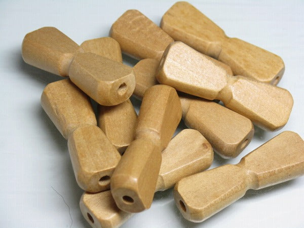 TOKO-BEADS BW910P-42 Wooden bead (Waxed/10pcs) 13mm BW910P-42 フラットウッドビーズ（ワックス処理/10個パック） 13mm Asian bead & African bead  Handmade,Lampeork,bead,asia,india,ethnic,parts,accessory,beads とんぼ玉,ビーズ,トンボ玉,アジア,インド,エスニック,手作り,パーツ,アクセサリー