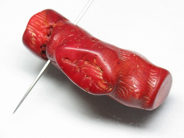 TOKO-BEADS BZ017-07 Corallite bead 44mm BZ017-07 山さんご 44mm Asian bead & African bead  Handmade,Lampeork,bead,asia,india,ethnic,parts,accessory,beads とんぼ玉,ビーズ,トンボ玉,アジア,インド,エスニック,手作り,パーツ,アクセサリー