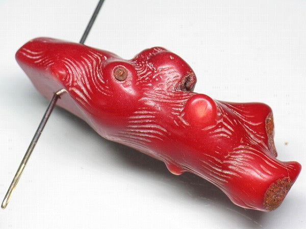 TOKO-BEADS BZ017-21 Corallite bead 54mm BZ017-21 山さんご 54mm Asian bead & African bead  Handmade,Lampeork,bead,asia,india,ethnic,parts,accessory,beads とんぼ玉,ビーズ,トンボ玉,アジア,インド,エスニック,手作り,パーツ,アクセサリー